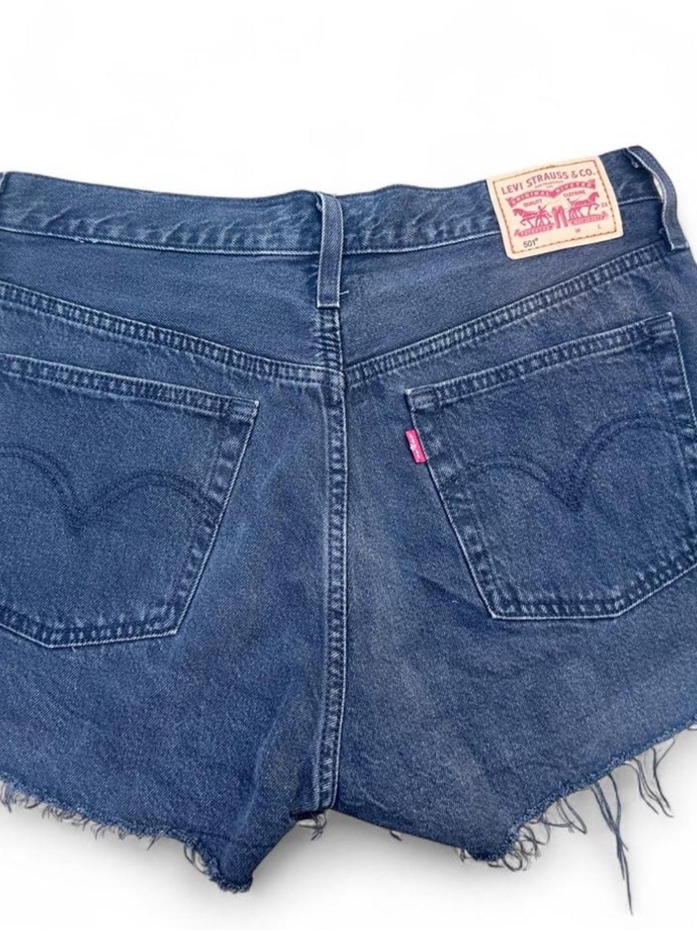 Levi's 501 High-Rise Black Denim Shorts
